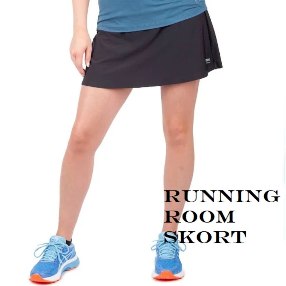 Size M.Running Room black skort